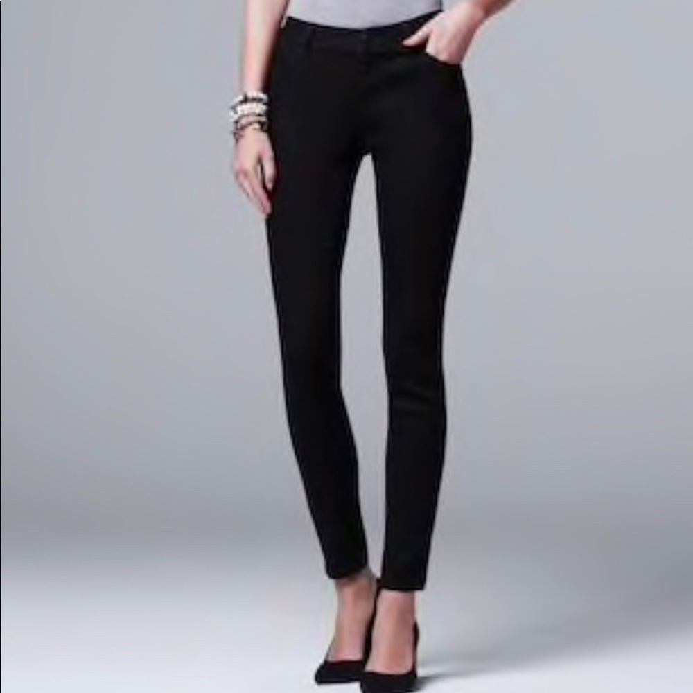 Simply Vera Wang Mid-Rise Skinny Jean